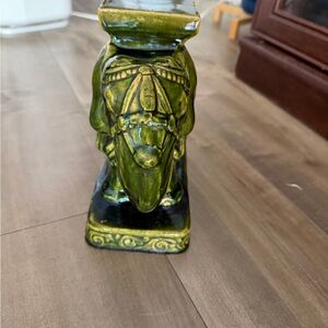 PAIR of Green Elephant Ceramic, LARGE